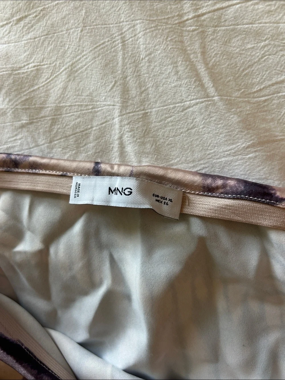 Mango Women's Tie-Dye Midi Skirt - Black and Cream - Picture 2 of 2